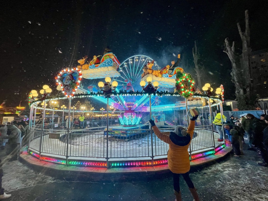 Familien-Weihnachtskarussell